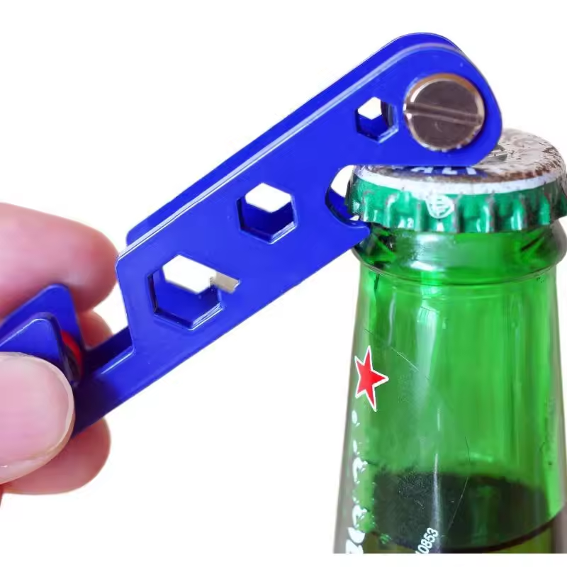 Wsnbwye Cute Factory Logo 2d Soft Pvc Key Chains Cheap Multi-function Bottle Opener Keychain Metal Key Holder Organizer