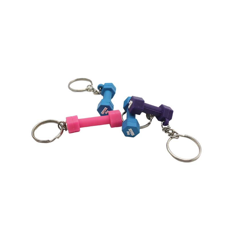 Wsnbwye Llaveros Color Weight Plates Gift Anime Sublimation Fan DIY Barbells Plate Rack Metal Grip Weight Plates Keychain