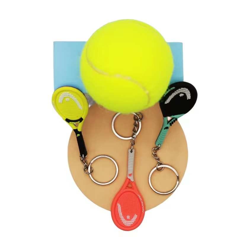 Wsnbwye Racket for Mosquitoes Professional Keychain Gift Sublimation Fan Anime Tennis Camewin Racket Key Chain