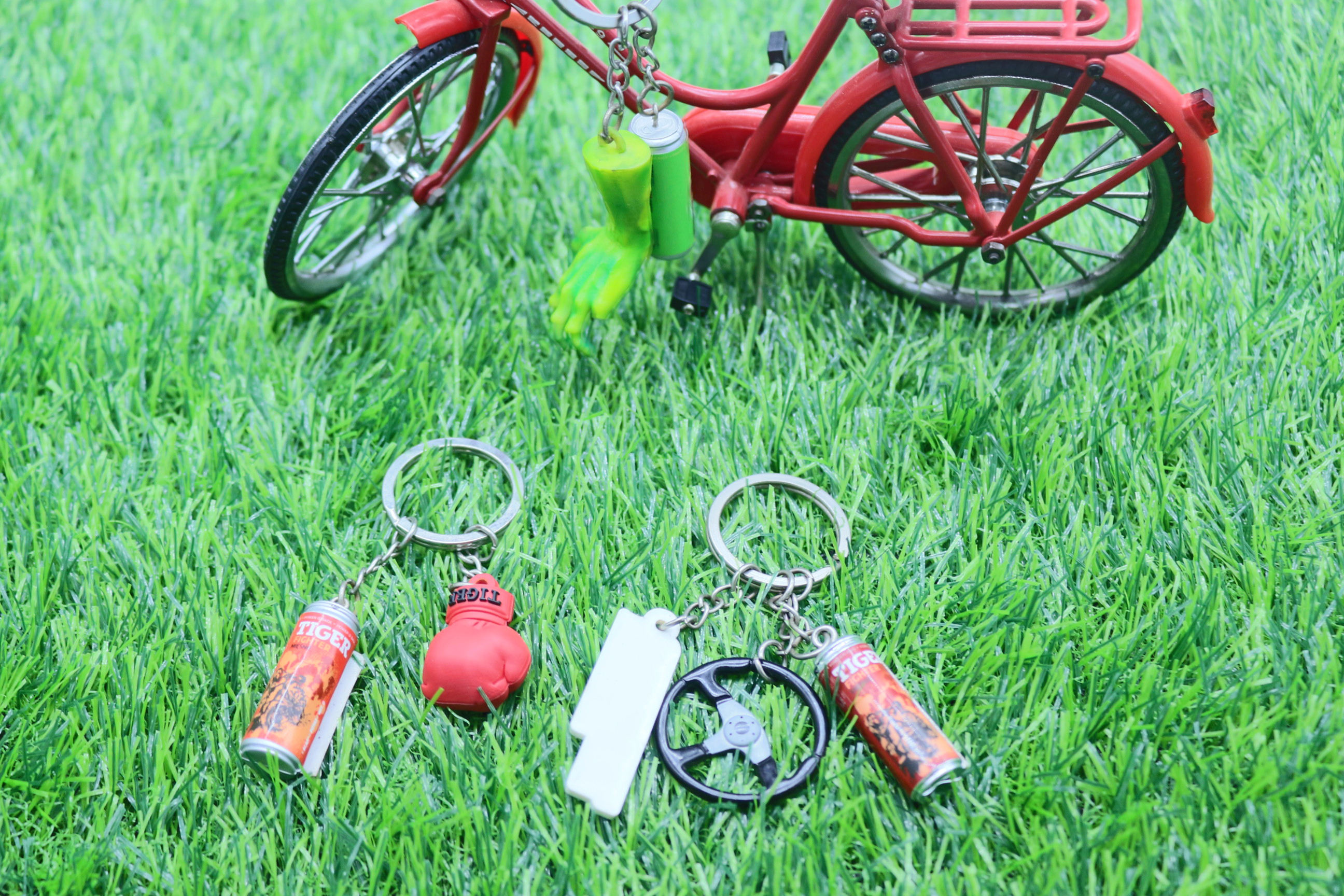 Devil Anime Peripheral Keychain Anti-Lost Key Accessories Custom Pattern Chain Key