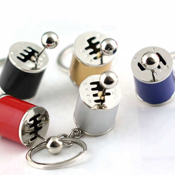 Simulation Model Metal Transmission Turbo Keychain Racer Metal Car Turbo Key Chain Adjustable Transmission Key Chain