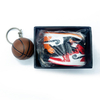 high quality custom designer sneaker key chain new model minin basketball sneakers sets with box keychains
