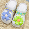 Summer Flower Series Croc Charm Vendor Anime Croc Charms Other Shoe Parts & Accessories