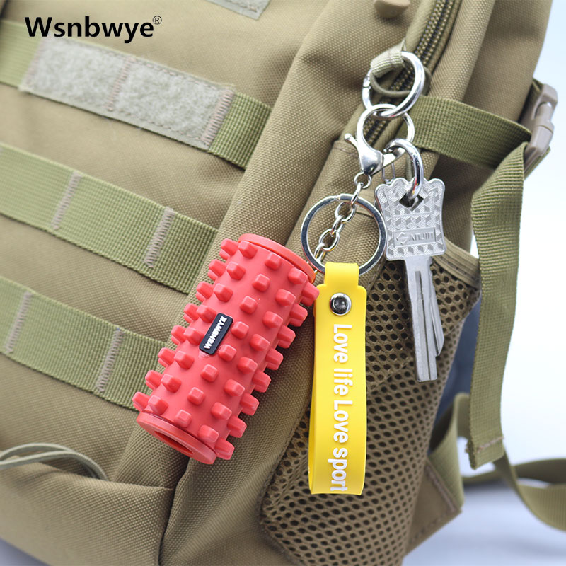 Wsnbwye Foam Roller Coating Gift Anime Fan DIY Business Designer Textured Foam Roller Machinery Massage Keychain