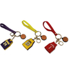 Factory Custom Soft 3d Pvc Cartoon Keyring Key Chain Ring Basketball Shirt Character Basketball Accessories Pvc Rubber Keychain