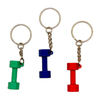 Hot Fashion Metal Keychain Mini Dumbbell Discus Barbell Key Ring Men Key Ring Couple Keyfob Accessories 
