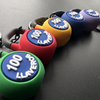 Wsnbwye Colorful fashion sports wind rubber kettlebell key chain Creative muscle strong fitness weight Outdoor keychain for display gift backpack pendant