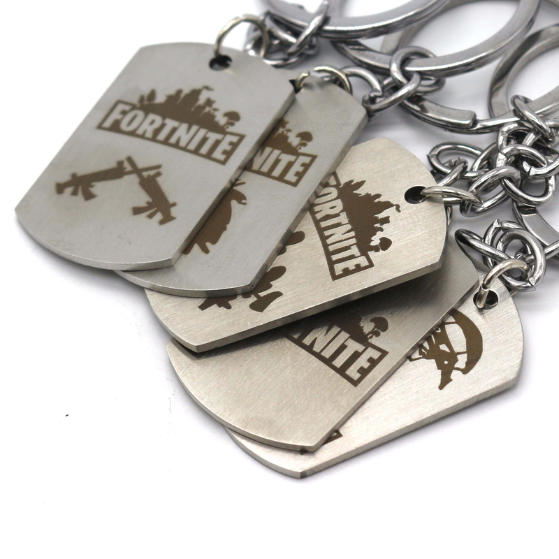 Fortnite Joint Pendant School Bag Pendant Custom Metal Keychain