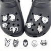 Black White Series Animal DIY Bubble Shoes Charms Crocs Lookalikes