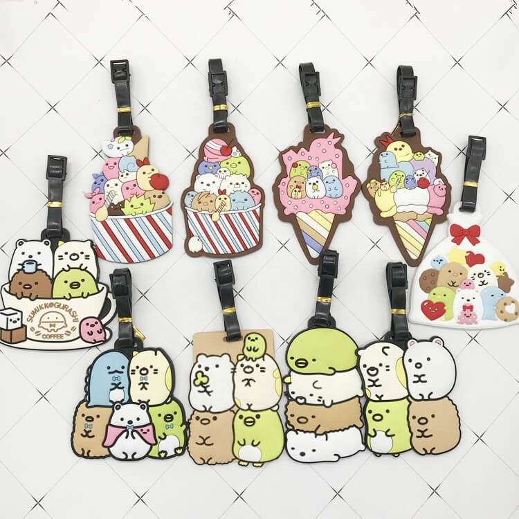 Alphabet Series Luggage Tag Anime Pvc Travel Bag/Handbag Tag