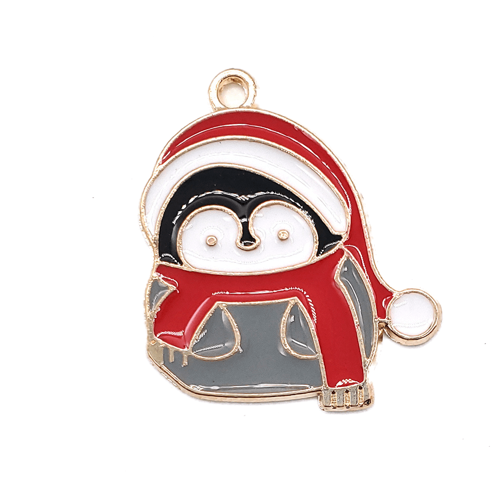 Christmas Series Zinc Alloy Metal Shoes Charms