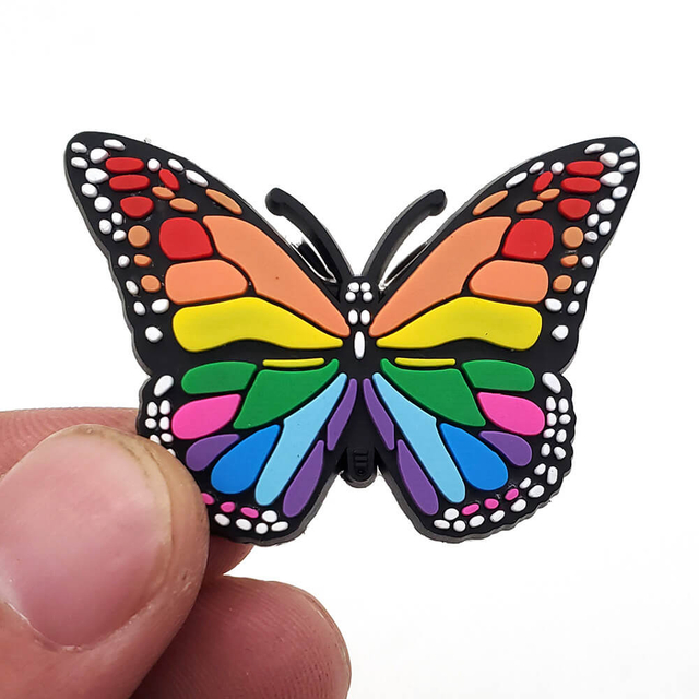 Butterfly Cartoon DIY La Rosa Crocs Charm