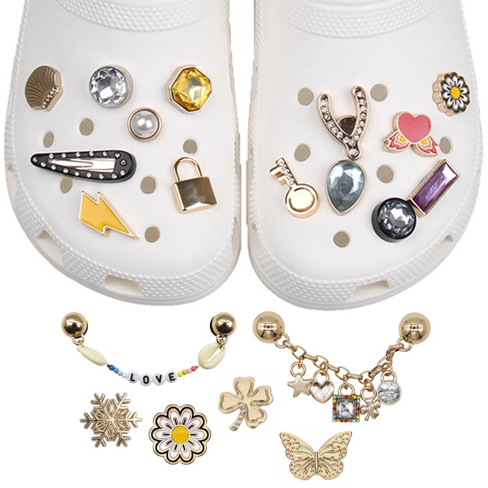 Designer Rhinestone Hole Shoe Custom Crocs Shoe Charms