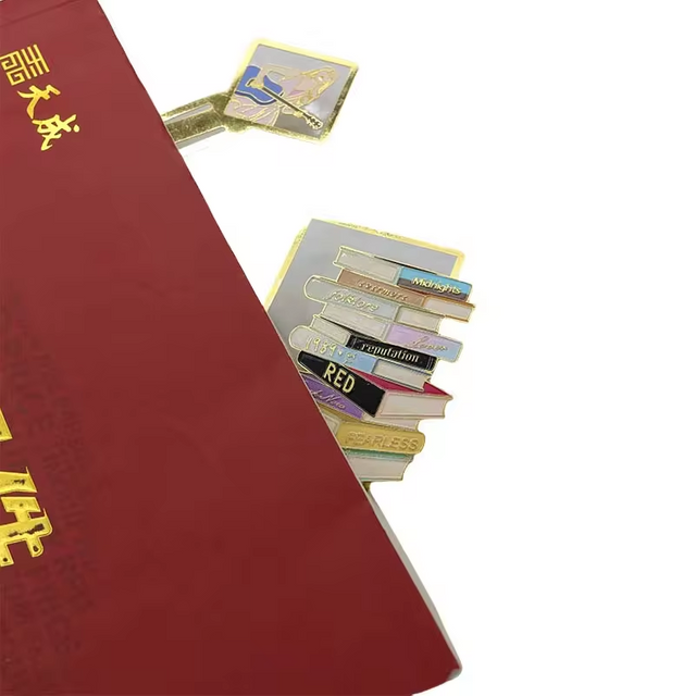 Wsnbwye Metal Bookmark DIY Sublimation Animation 3D Metal Etching Bookmark