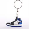 2D 3D Mini PVC Sneaker Key Chains Custom Key Chain Accessories Basketball Shoe Model Rubber Key Chains