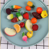 Simulation Model Fridge Fruit Magnets For Kids Birthday Gifts Soft PVC Rubber Fruit Fridge Magnet 3d Food Fridge Magnets Sale