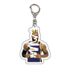 Basketball Star Peripheral Keychain Transparent Acrylic Pendant Keychain Acrylic