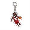 Basketball Star Souvenir Keychain Acrylic Key chain Llavero
