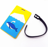 High quality fashion design personalized silicone rubber bag luggage tag