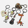 Mini Doll Keyring Zinc Alloy Metal Doll Character accesorios clave Metal Keychain Custom