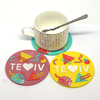 OEM custom design wholesale Round Mug Coffee Tea Cup PVC Rubber Coaster