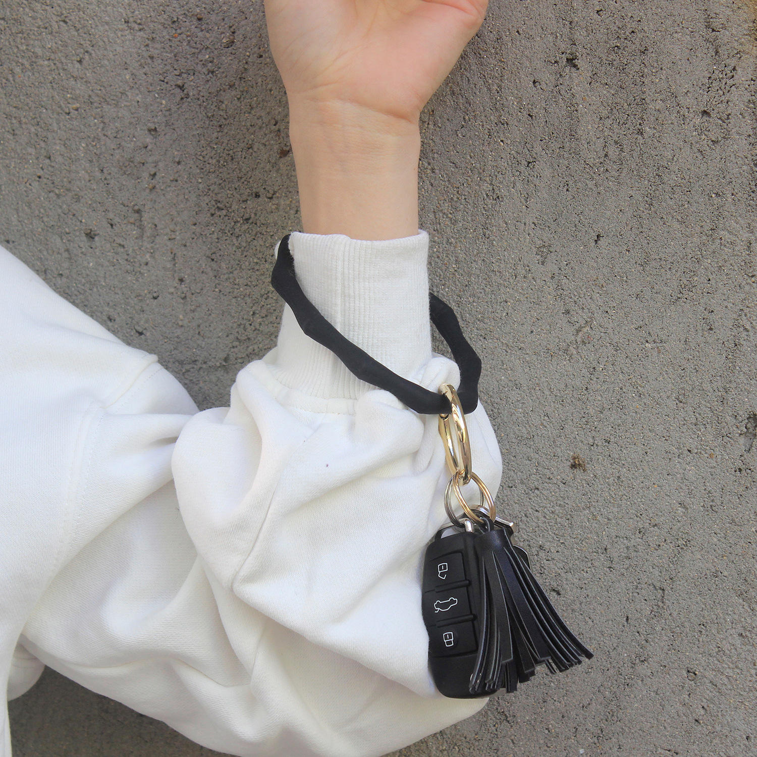 Ladies Key Ring Bracelet Wristlet Keychain Designer Key Ring Bracelet Keychain Wristlet Tassel Keychain Bangle Keyring Wholesale