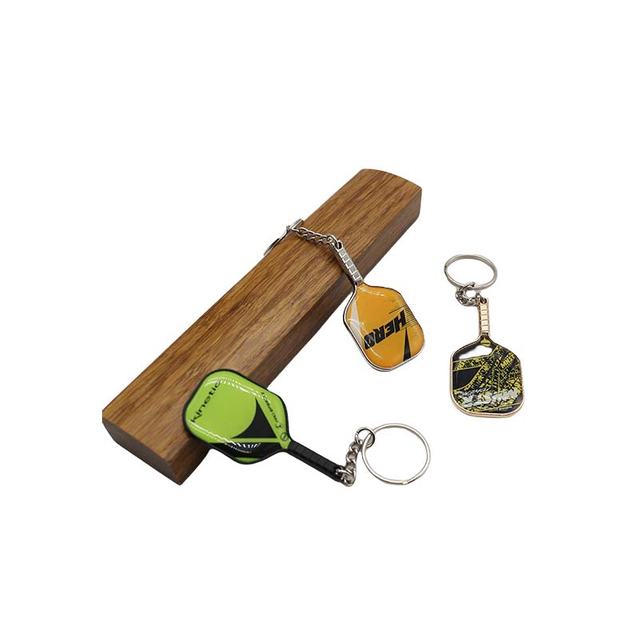 Llaveros racket keychain 18k carbon ball keychain gift mini custom metal racket keychain