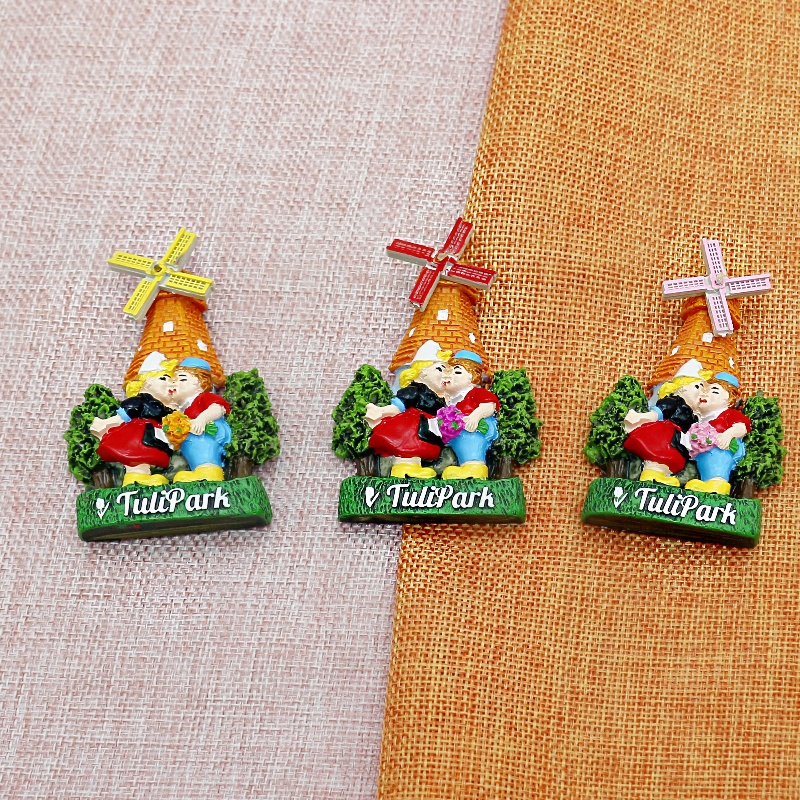 Wsnbwye refrigerator sticker set, personalized travel refrigerator sticker, travel souvenir DIY refrigerator sticker suitable for refrigerators