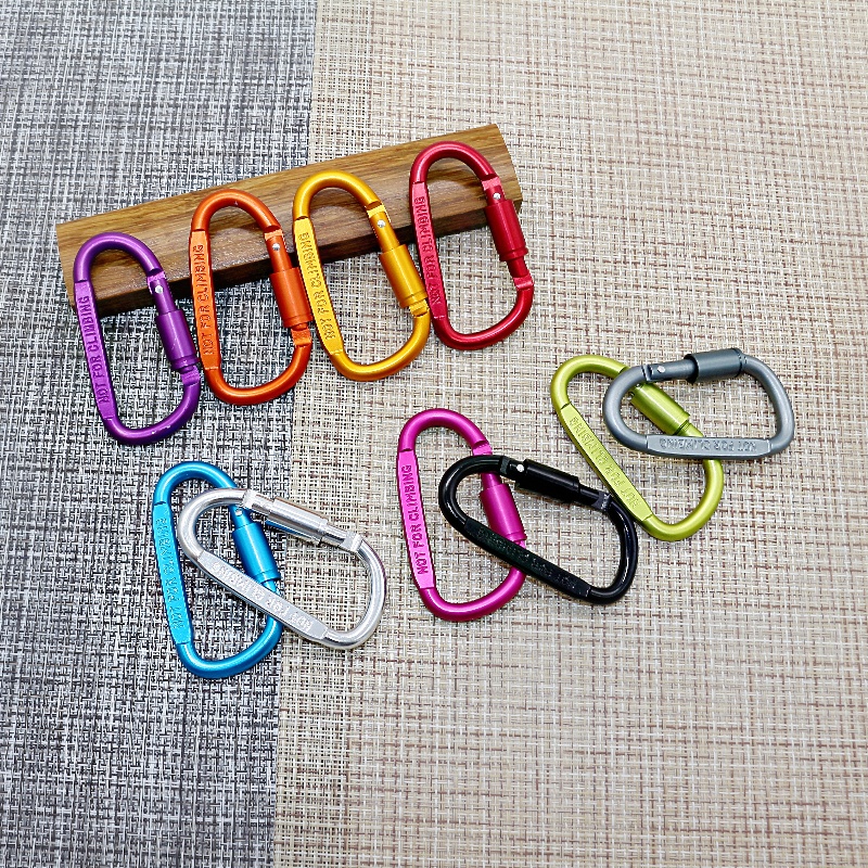 Business stainless steel spring buckle hook buckle keychain hook buckle pentachlorophenol mountaineering keychain