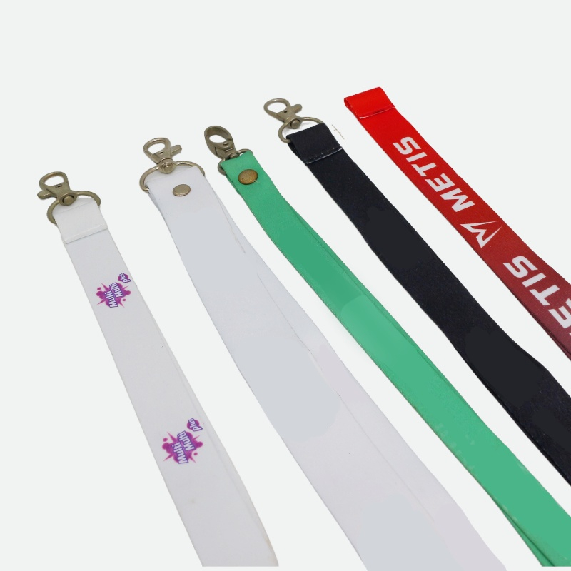 Winsnbwye lanyard custom manufacturer wholesaler personalized white keychain with polyester keychain suitable for keychains