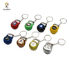 Factory Sale Custom Logo Laser Coated Every Day Weightlifting Colorful Exercise Kettlebell Metal Keychain