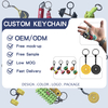 Fashionable Trend of Colorful Combinations of Accessories with Keychains Fitness Equipment Weightlifting Dumbbells And Colorful Beaded Collars