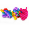 Funny Stress Relief Silicone Toy Phone Case Keychain