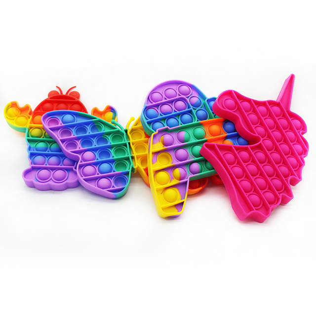 Funny Stress Relief Silicone Toy Phone Case Keychain