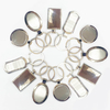 Mini Mirror Stainless Steel Mirror Metal Blank Keychain