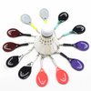 Outdoor Sports 3D Rubber Keychains Tennis Racket Keychain