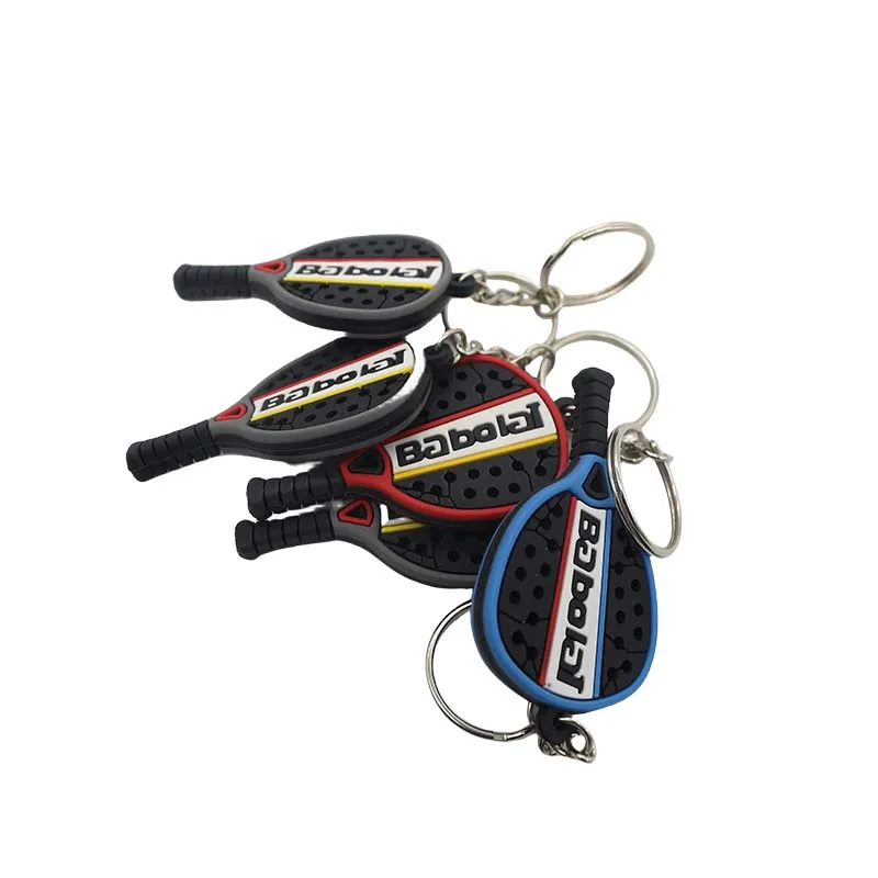 Wsnbwye padel court canopy Gift Anime DIY Rubber Key Chain Cute rubber coveredc shoes padel keychain