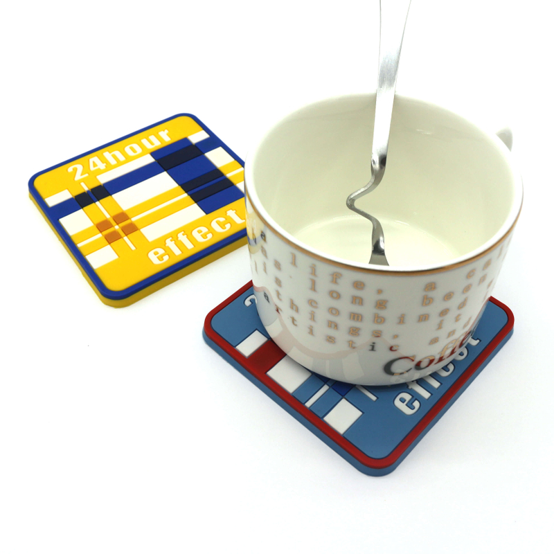 Lattice Series Coaster Kawaii Rubber Coaster Protection Desktop Coaster