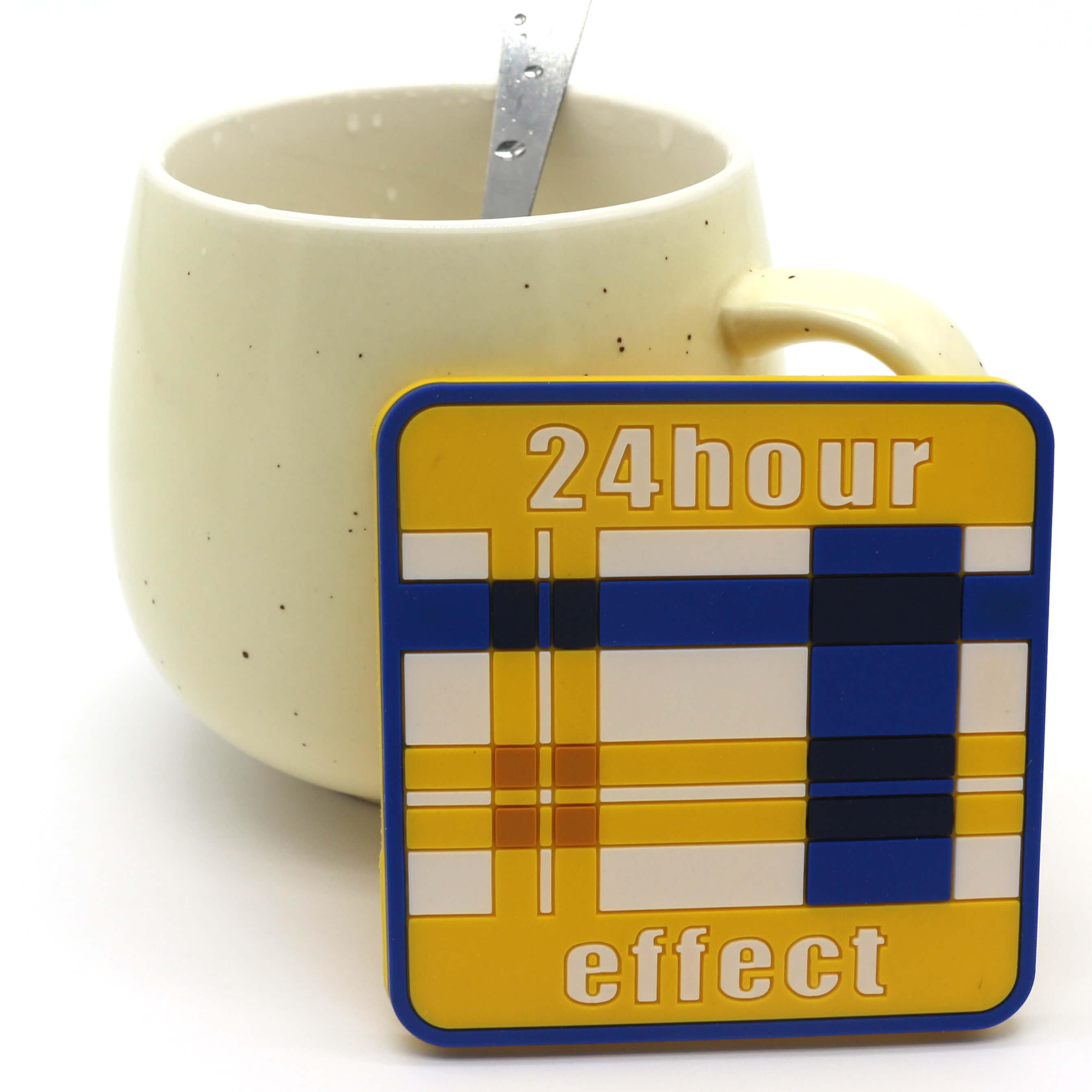 Lattice Series Coaster Kawaii Rubber Coaster Protection Desktop Coaster