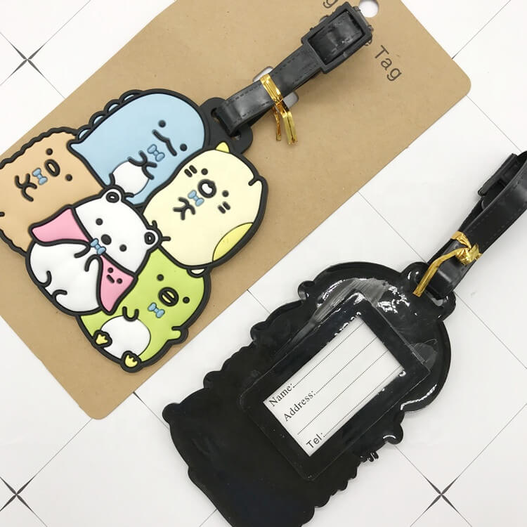 Alphabet Series Luggage Tag Anime Pvc Travel Bag/Handbag Tag