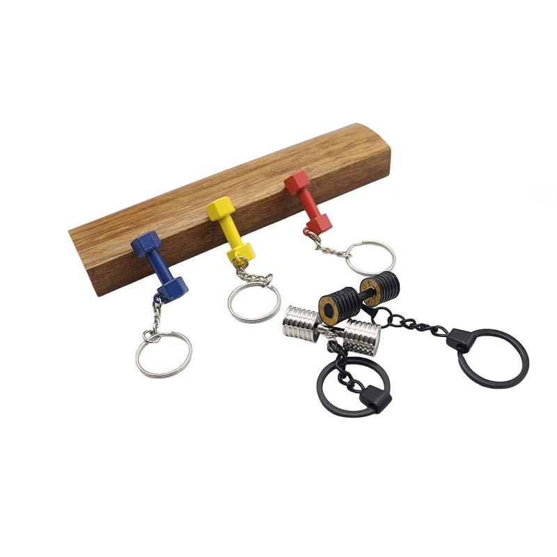 Wsnbwye Dumbbells Steel Chrome Anime Sublimation DIY CHAVEIRO Metal Life Fitness Dumbbell Keychains