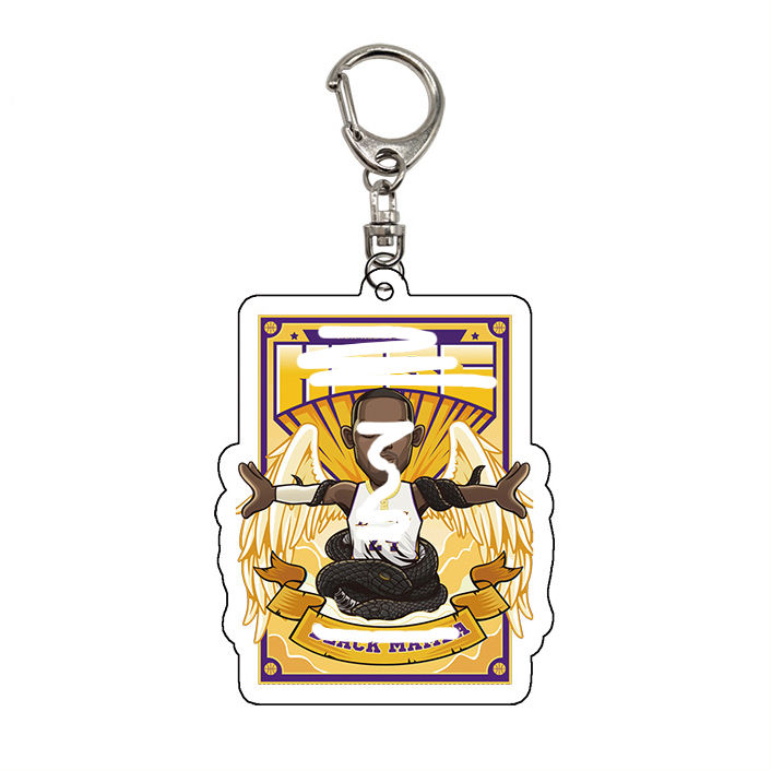Basketball Star Souvenir Keychain Acrylic Key chain Llavero