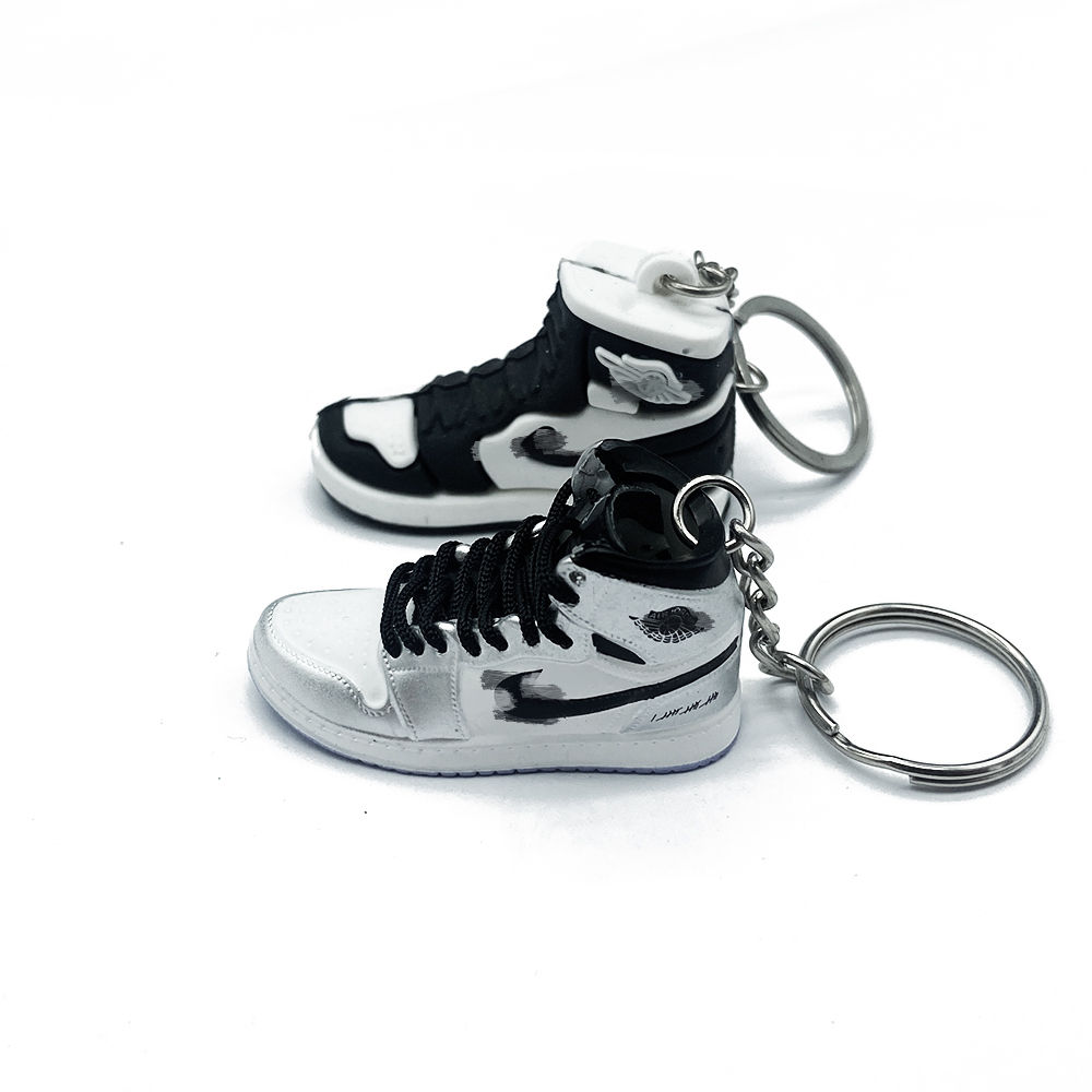 Llavero de zapatillas 3D Sneaker Keychain With Box Sublimation Keychain Nikee Key Chains