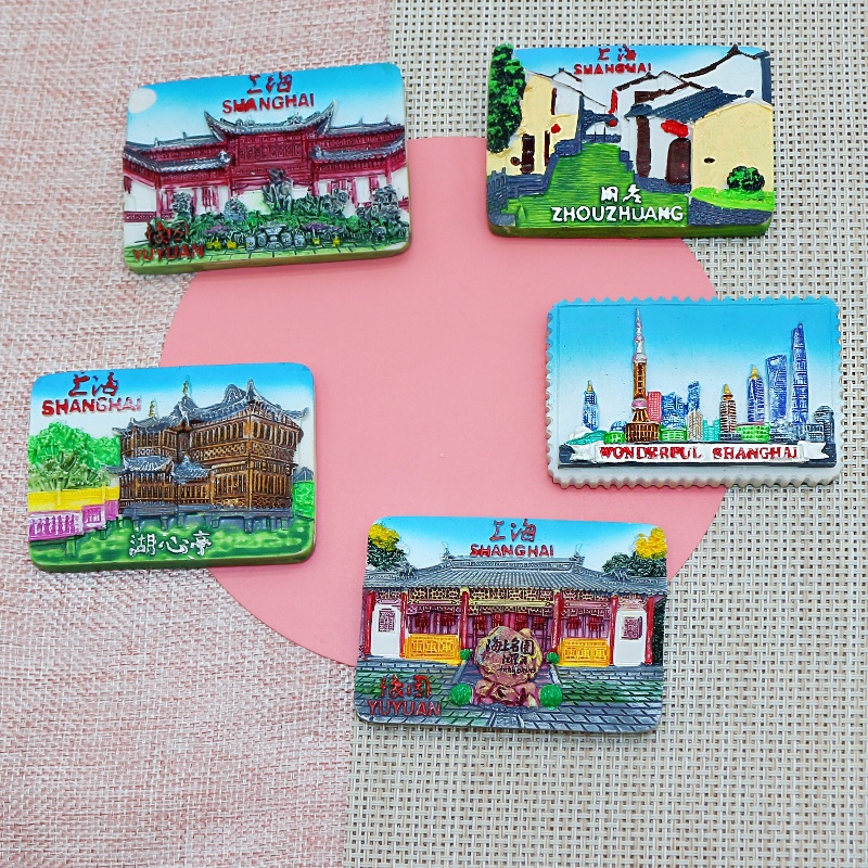 Wsnbwye promotion NFC refrigerator sticker travel personalized refrigerator sticker 3D magnetic strip suitable for refrigerator DIY refrigerator sticker