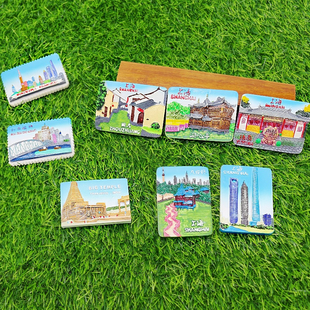 Wsnbwye promotion NFC refrigerator sticker travel personalized refrigerator sticker 3D magnetic strip suitable for refrigerator DIY refrigerator sticker