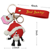 Wholesales Hot 3d Anime Cartoon Keychain For Boy Girl Gifts Key Ring Cute Pendants Key Holders Bad Bunny Keychain