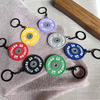 2d 3d Soft PVC Rubber Barbell Kettlebell Dumbbell Shape Keychain Mini Athlete Accessories Key Ring Bumper Plate Keychain