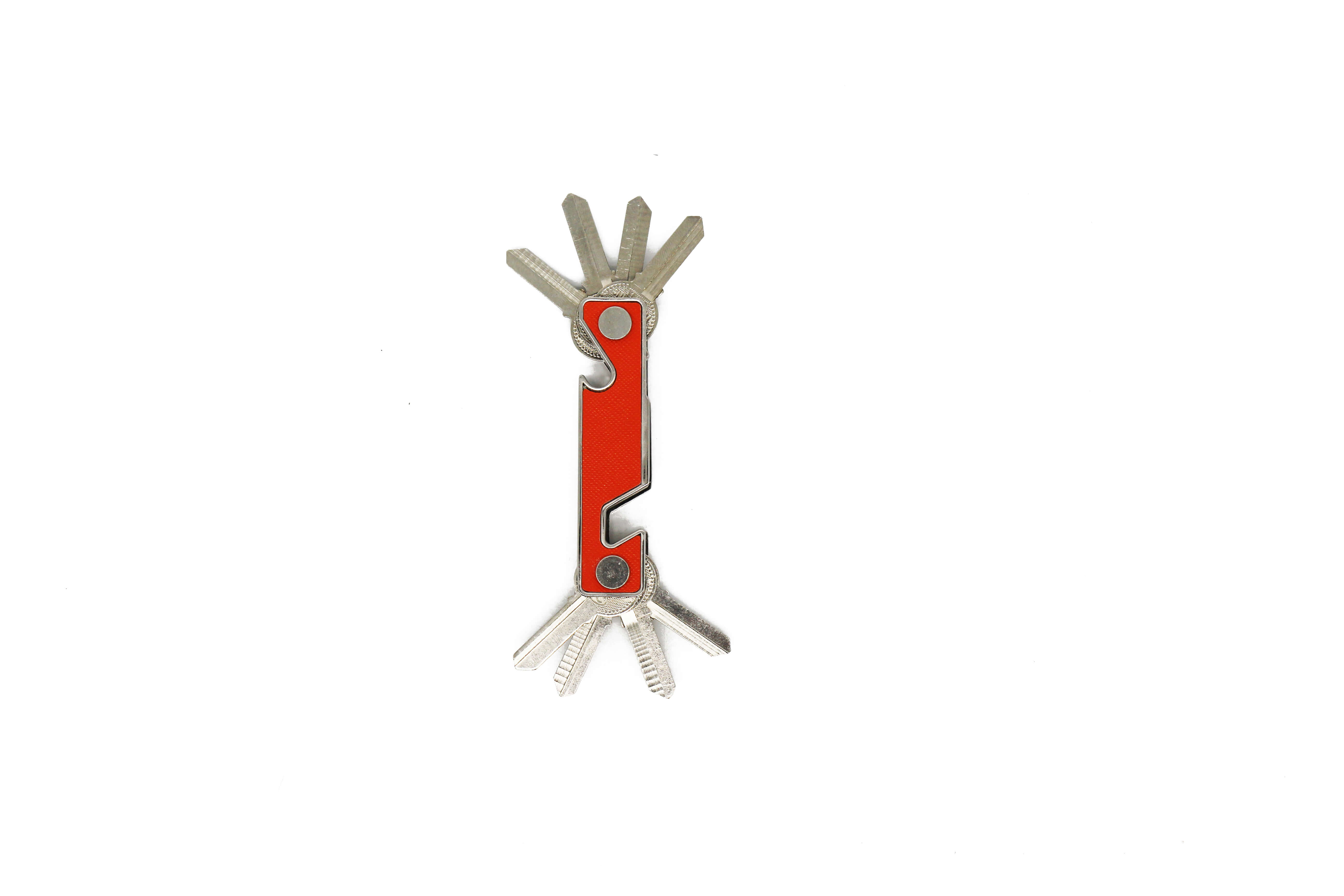 Smart Keychain Holder Compact Zinc Alloy Key Organizer