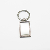 Mini Mirror Stainless Steel Mirror Metal Blank Keychain