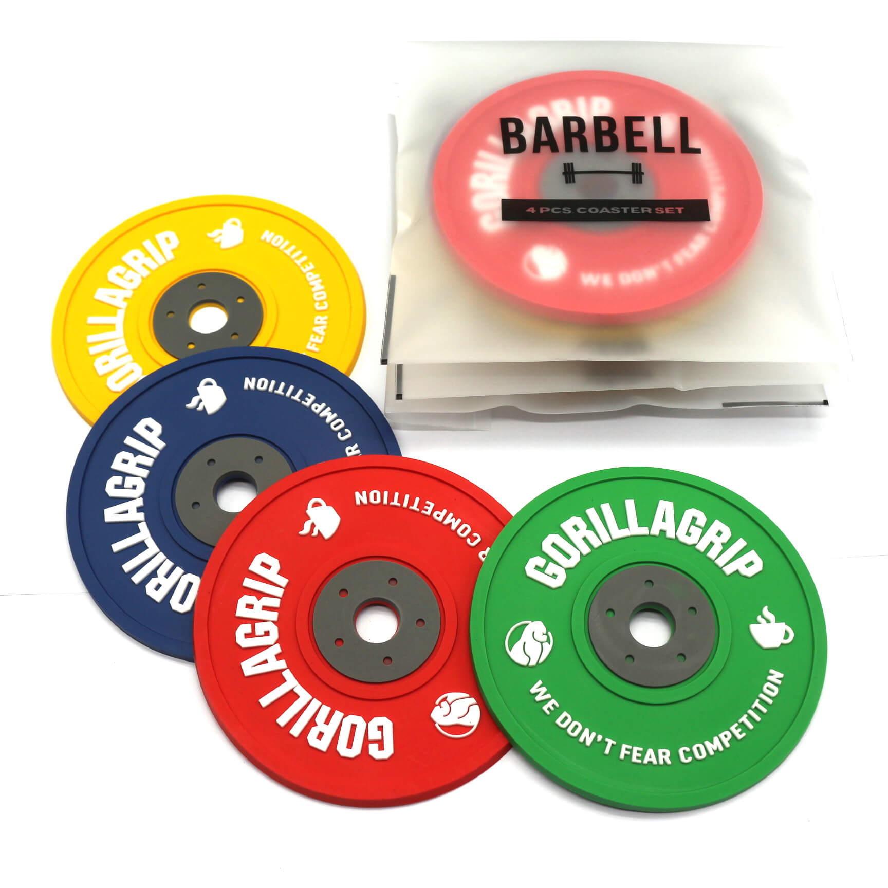 Beer Mat Board Coaster 3D Mini Barbell Drink Coaster